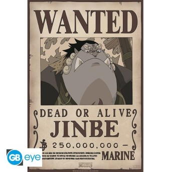 Póster Wanted Jinbe - One Piece