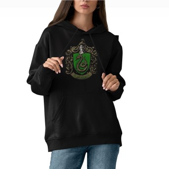 Sudadera Escudo Slytherin Negro - Harry Potter 2