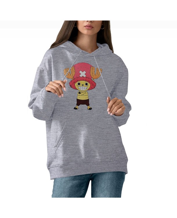 Sudadera Chopper Gris - One Piece Exclusiva REINO de juguetes