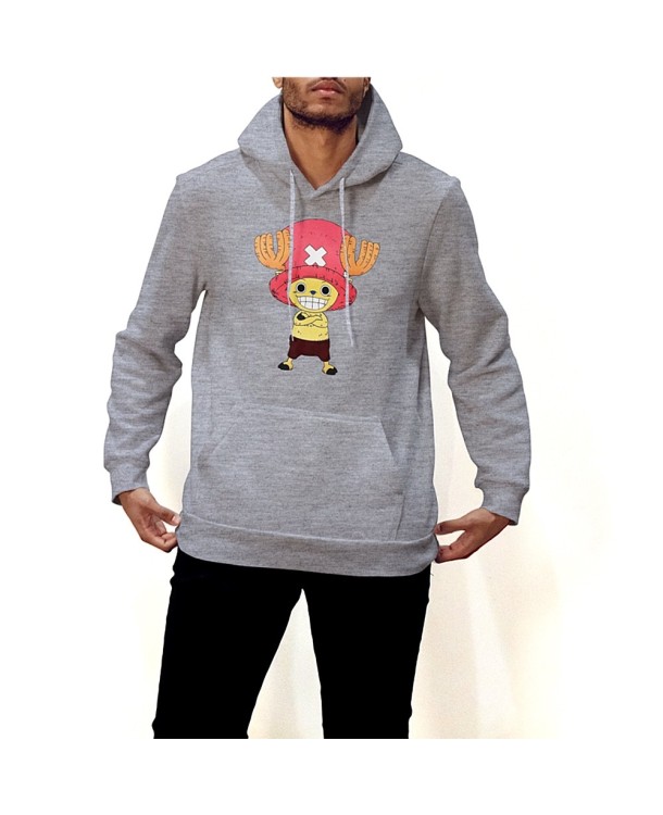 Sudadera Chopper Gris - One Piece Exclusiva REINO de juguetes
