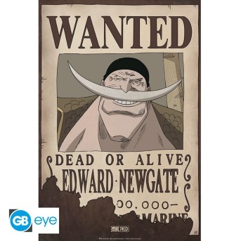Poster Wanted Edward Newgate - One Piece