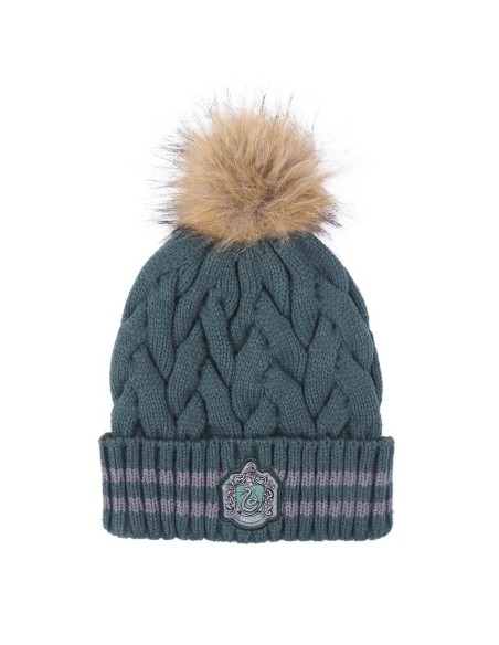 Gorro Tricot Pompom Winter Slytherin - Harry Potter