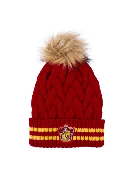 Cappello Tricot Pompom Inverno Gryffindor - Harry Potter