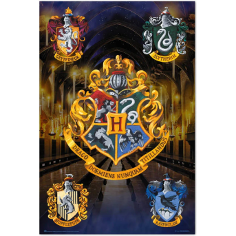 poster-harry-potter-escudos-hogwarts