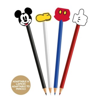 Goma de Borrar Pack x4 Mickey Mouse Back To School 2