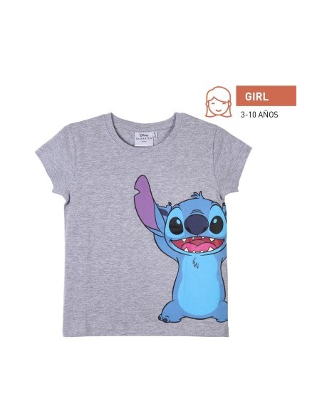 Camiseta Corta Niña Stitch