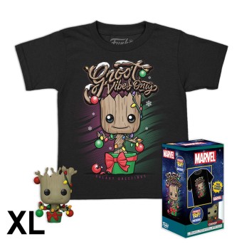 Figura Funko POP! T-shirt XL GROOT & PocketPOP Holiday Groot