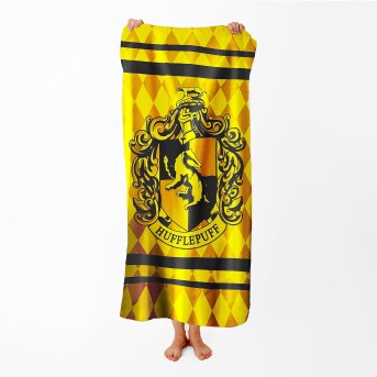Toalla de Microfibra Harry Potter - Hufflepuff Exclusiva REINO de juguetes