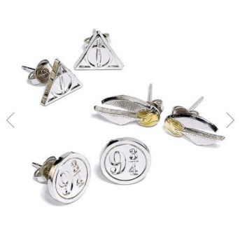 Deathly Hallows Earrings Set
