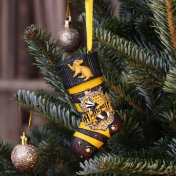 ADORNO NAVIDAD CALCETIN HUFFLEPUFF