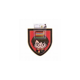 CUADERNO PARA COLOREAR + COLORES HARRY POTTER