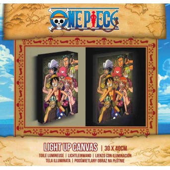 One-Piece-Lienzo-Iluminado-Chopper-Amigos 2