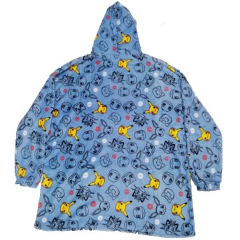 PONCHO CORAL NIÑO POKEMON