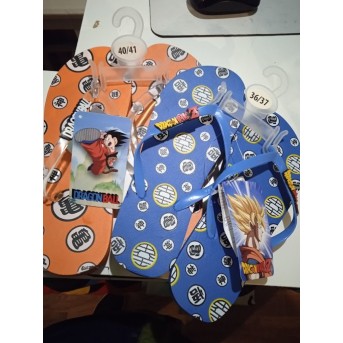 CHANCLA PLAYA DRAGON BALL NARANJA O AZUL (preguntar tallas) 2