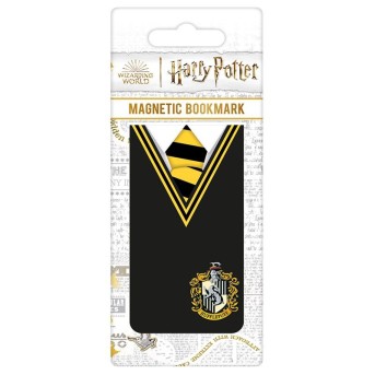 Harry Potter Punto de Libro Magnetico Uniforme Hufflepuff Marcapaginas
