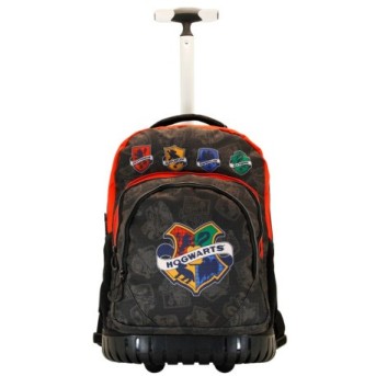 MOCHILA TROLLEY GRIS HARRY POTTER